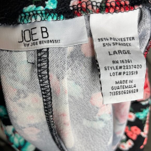 Joe B Women's Pleated Floral Mini Skirt Paisley Romantic Goth Vintage Sz L - Picture 5 of 5